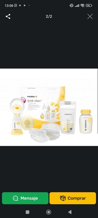 EXTRACTOR "SACALECHES" MEDELA