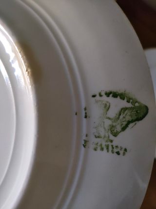 Platos vajillas antiguas porcelana