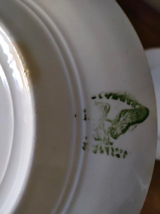 Platos vajillas antiguas porcelana