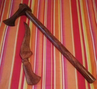 Decoración Azteca de madera