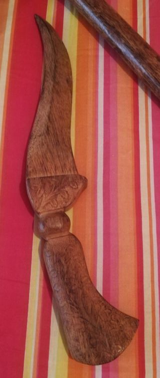 Decoración Azteca de madera