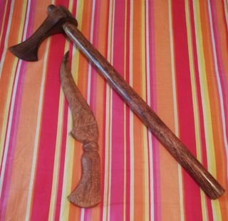 Decoración Azteca de madera