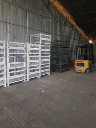 Jaulas apilables de almacen contenedores cestas