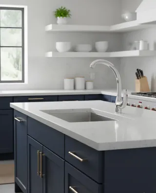 GRIFO MONOMANDO DE COCINA CAÑO ALTO