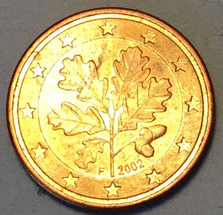 5 CENTIMOS ALEMANIA 2002 CECA " F "