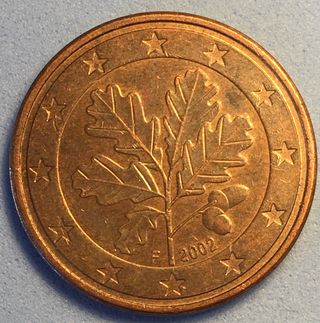 5 CENTIMOS ALEMANIA 2002 CECA " F "