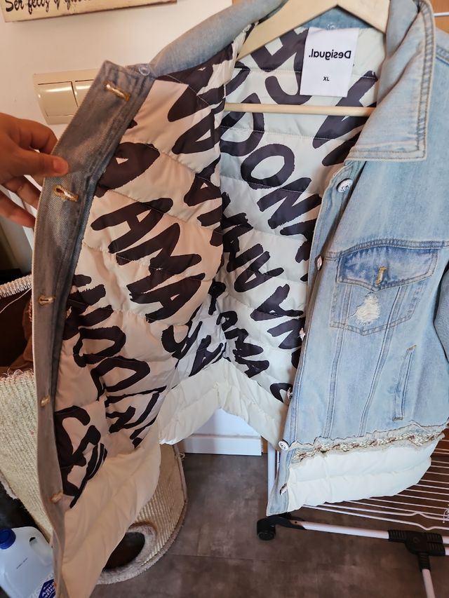 Cazadora vaquera acolchada Desigual