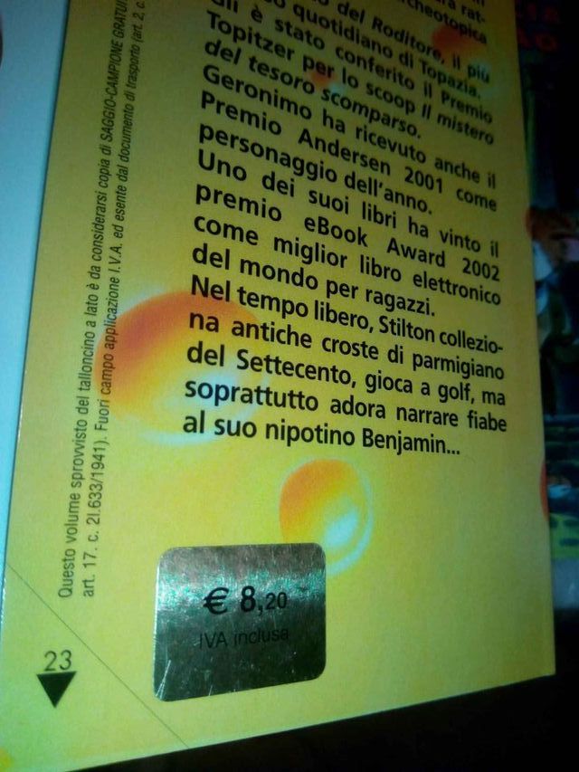 libri di G. Stilton