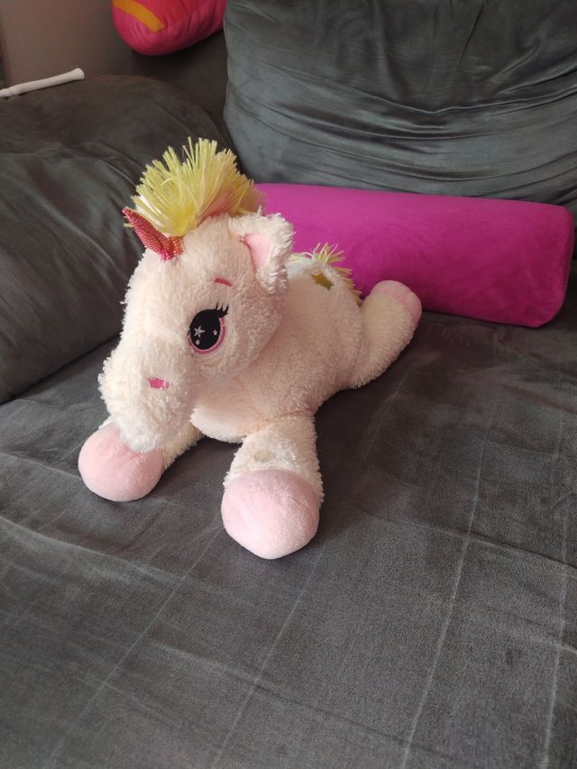 Peluche unicornio led