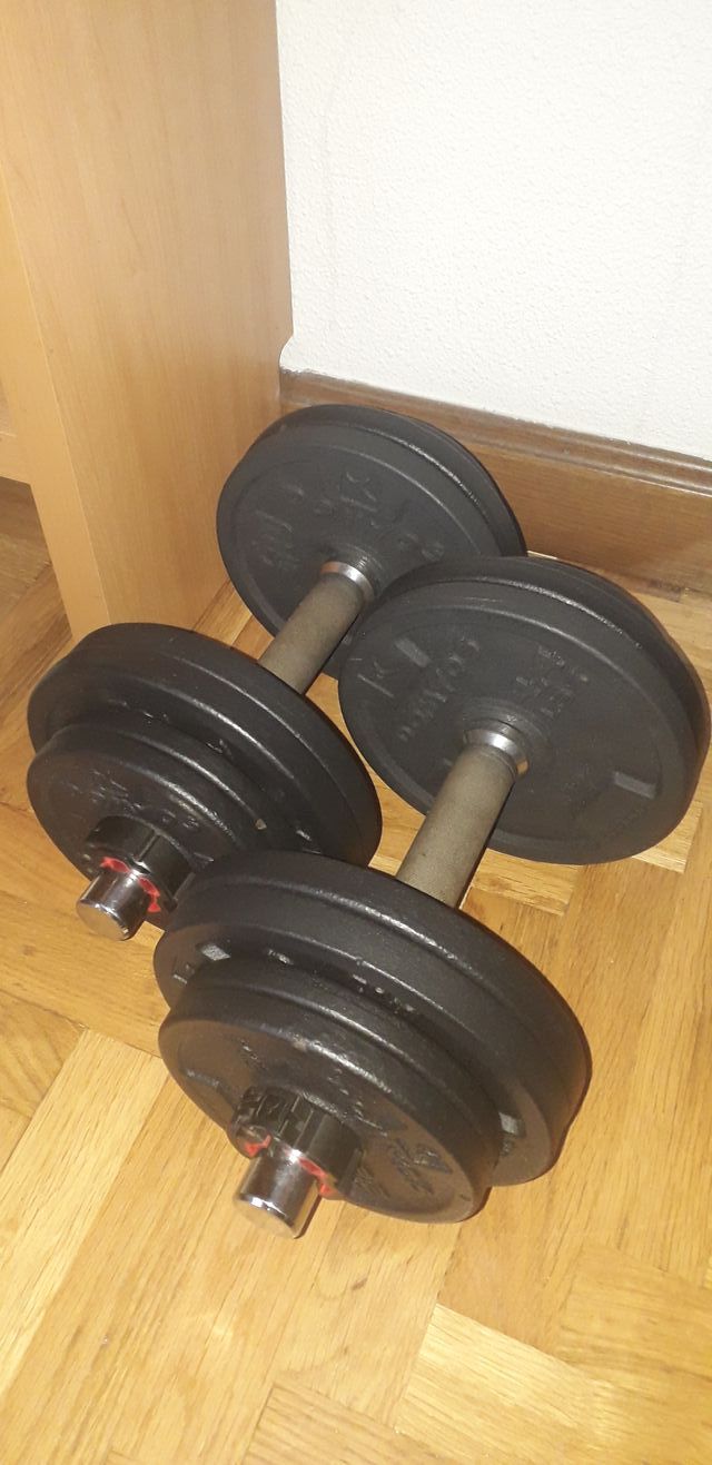 Mancuernas 28 Kg desmontables / Pesas