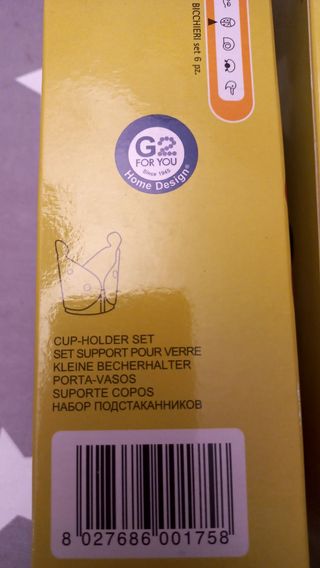 supporti per bicchieri