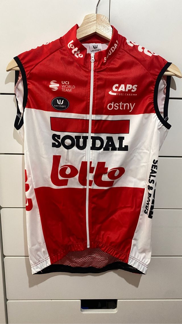 Chaleco cortavientos Vermarc Lotto Soudal XXS