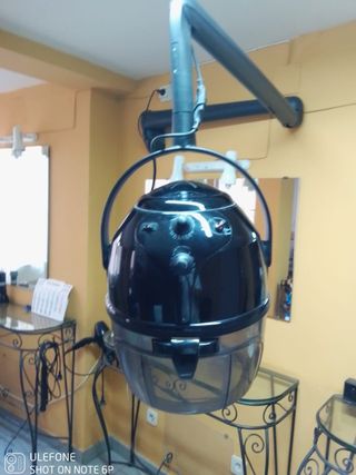 secador de casco profesional de pared