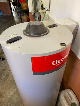 Conjunto placas solares para agua caliente