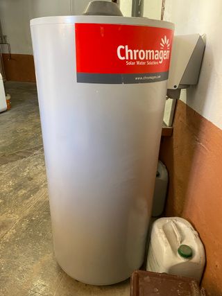 Conjunto placas solares para agua caliente