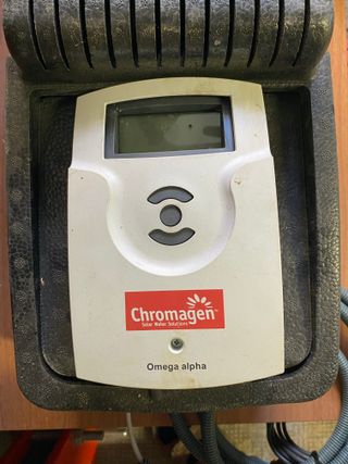 Conjunto placas solares para agua caliente