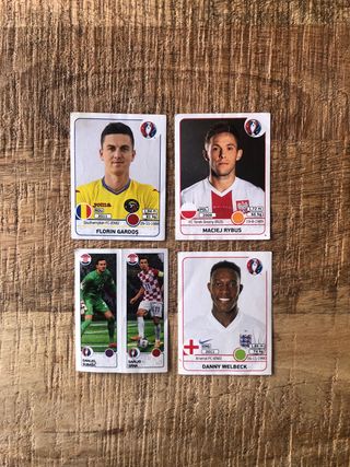 Lote cromos Panini 2016-2018-2020 EURO Mundial