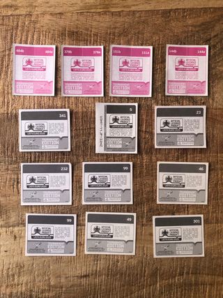 Lote cromos Panini 2016-2018-2020 EURO Mundial