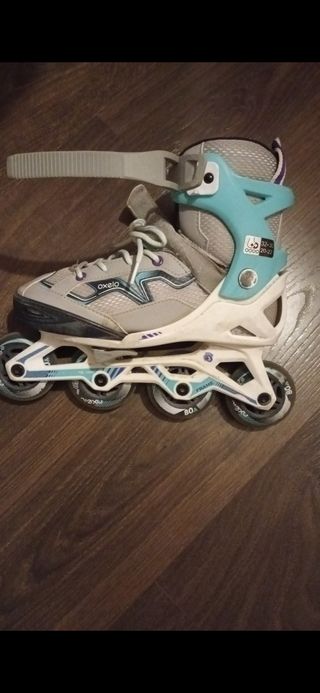 Patines línea del 32/35 casco y bolso para guarda