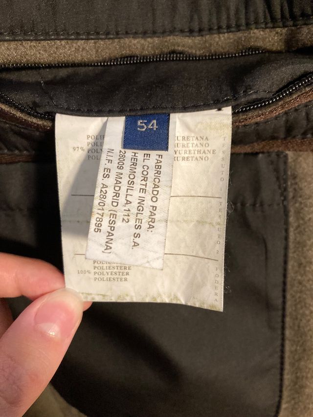 Abrigo negro de hombre El Corte Ingles