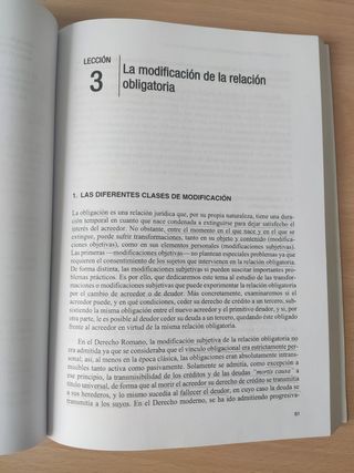 Lecciones de Derecho de obligaciones y contratos