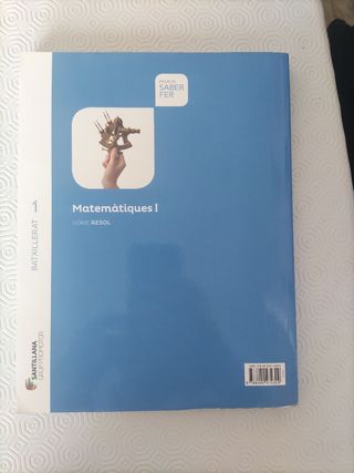 LIBRO MATEMÁTICAS 1º DE BACHILLERATO SANTILLANA