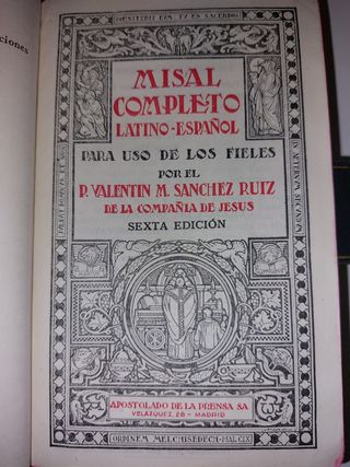 Misal completo latino-español
