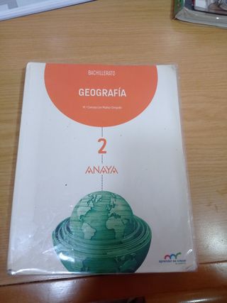 Libro Geografía 2º de Bachillerato