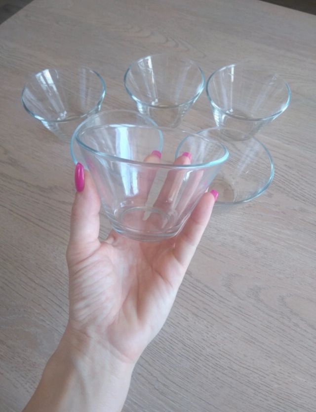 6 ciotole monoporzione per dolci e aperitivi