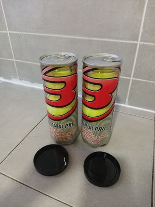 Bote de 3 pelotas de pádel