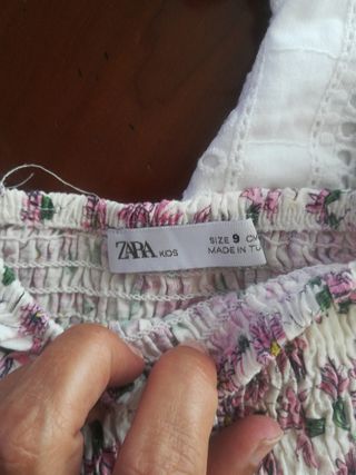 Camisa y camiseta t. 9-10 Zara 