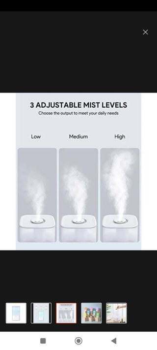 Humidificador Odec RGB 2,5 litros