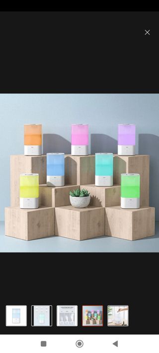 Humidificador Odec RGB 2,5 litros