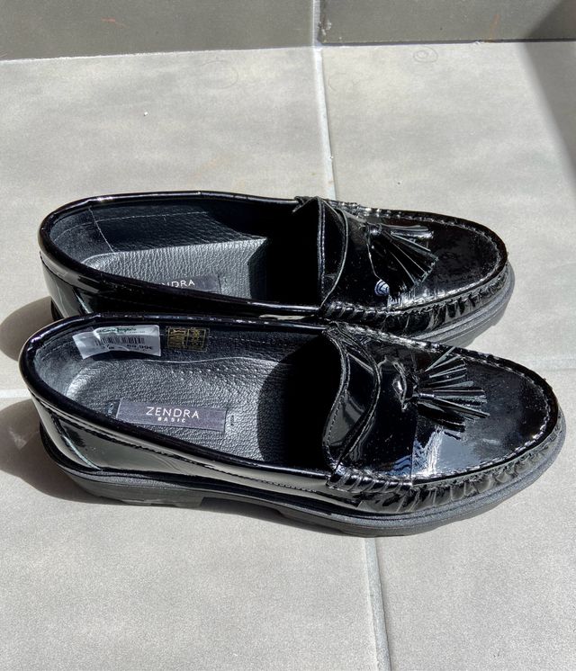 Zapatos negros vestir Zendra