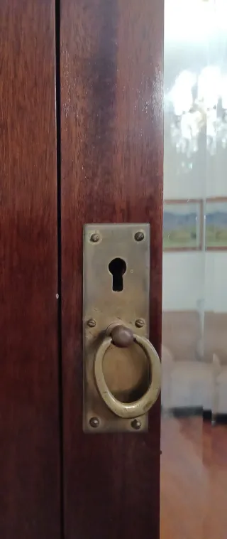 Espejo rectangular madera