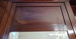 Espejo rectangular madera