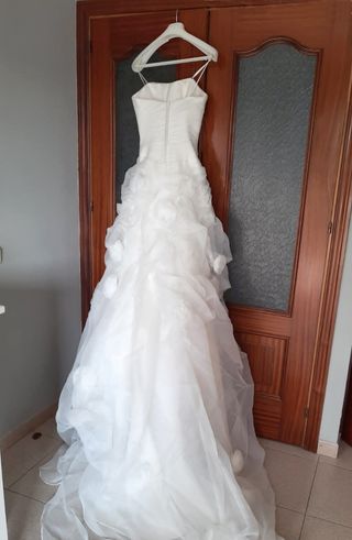 Vestido novia tipo princesa