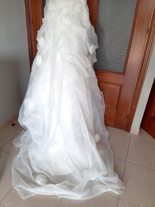 Vestido novia tipo princesa