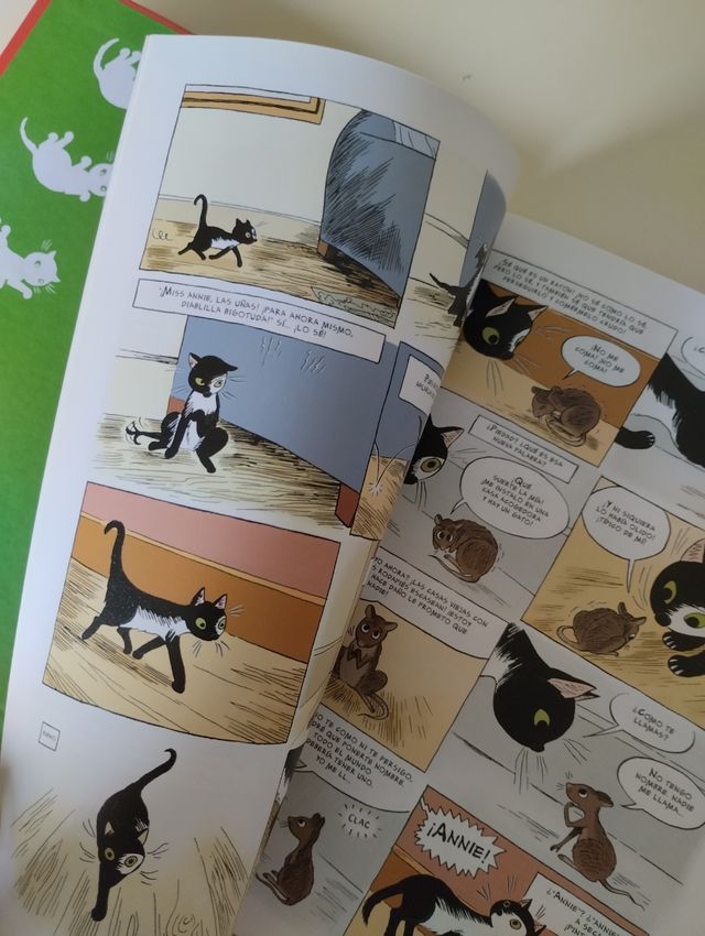 libro y cómic gatos