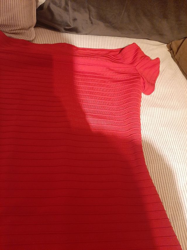 Vestido rojo, corto y ajustado