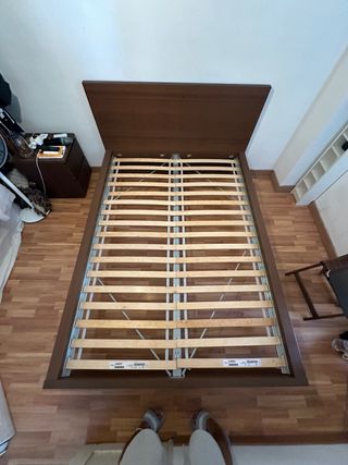 Estructura cama madera + somier
