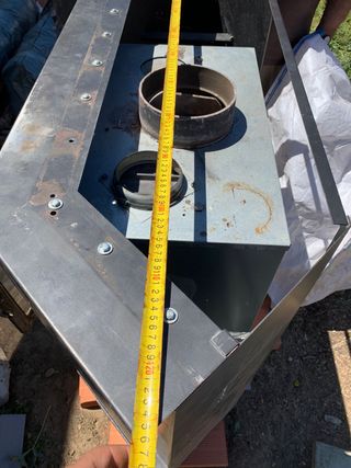 Chimenea Leña esquinera