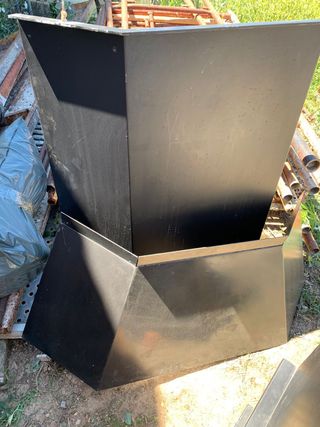 Chimenea Leña esquinera