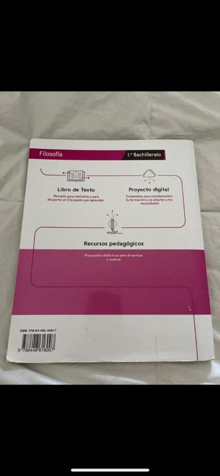 libro filosofía primero bachillerato
