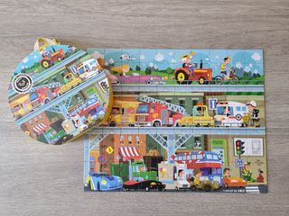 Puzzle niños 5-8 años. 100 piezas. Janod