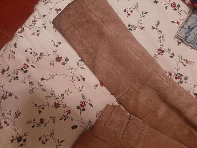 Chaqueta de ante auténtica