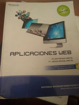 Libros de texto ,grado medio 1 curso S.M.R.