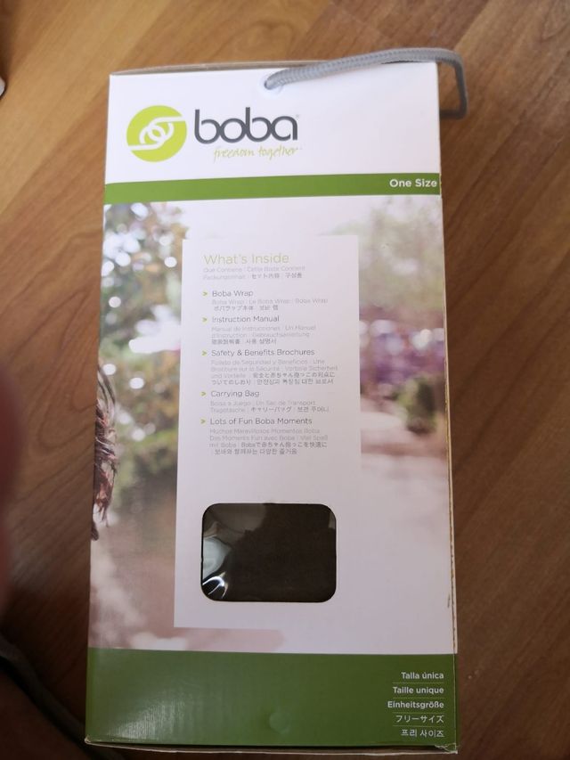 Fulard boba color verde kaki