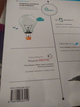 Libros de texto de segundo de grado medio S.M.R.