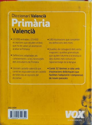 Diccionari valencià ed.vox